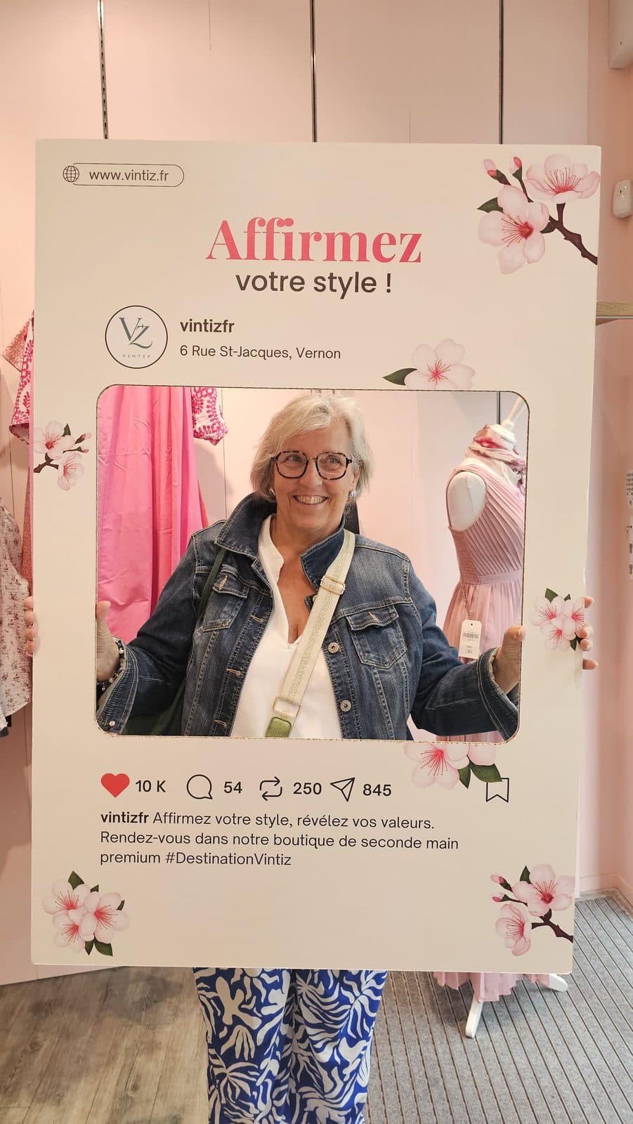 Cliente Vintiz, veste en jean